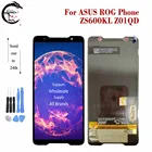 ЖК-дисплей AMOLED 6,0 дюйма для ASUS ROG Phone ZS600KL Z01QD, Полноэкранный сенсорный датчик, дигитайзер в сборе ZS600 KL, дисплей