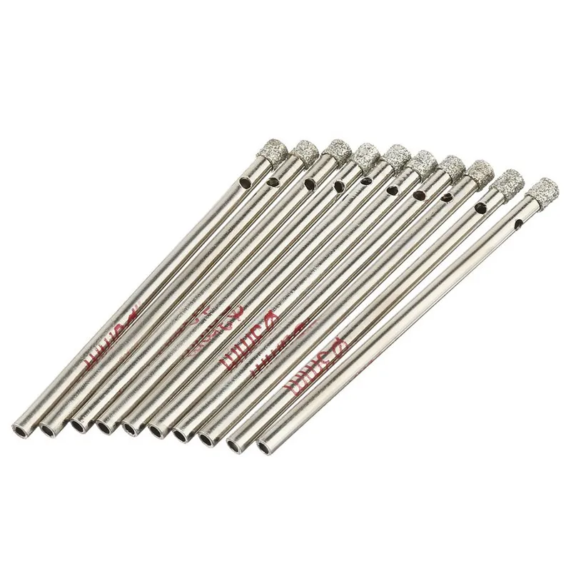 

HOT-10pcs 5 мм Алмазная зернистость сверло для отверстий для плитки и стекла