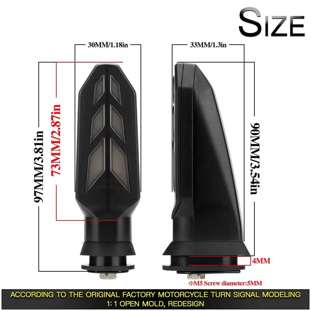 Светодиодный указатель поворота для мотоцикла лампа Honda CBR650R CBR500R нажмите 125 ADV VARIO