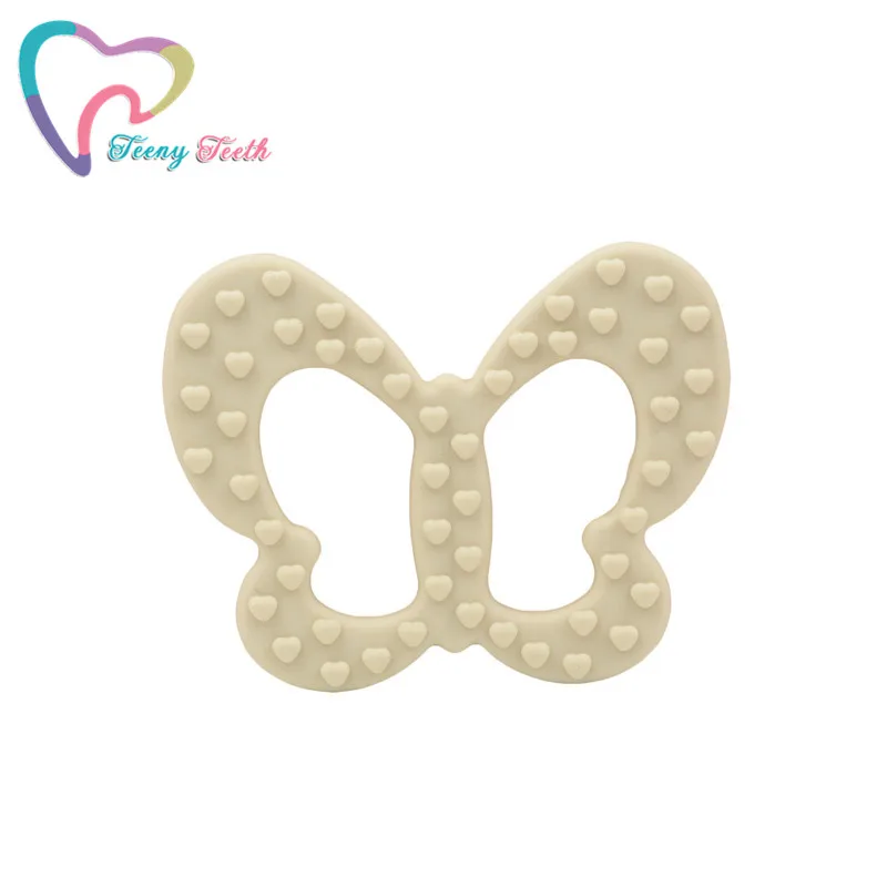 Teeny teeth 20 шт. Бабочка детский силикон для жевания прорезыватель зубов пищевой
