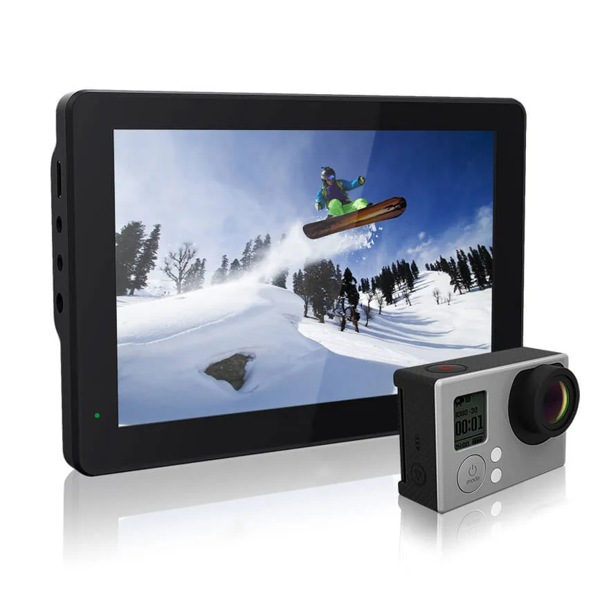 

LILLIPUT MoPro7 Новый Специальный 7 "LED IPS монитор GoPro hero 3 4 серии DSLR камера 2600 мАч встроенный аккумулятор HDMI AV вход
