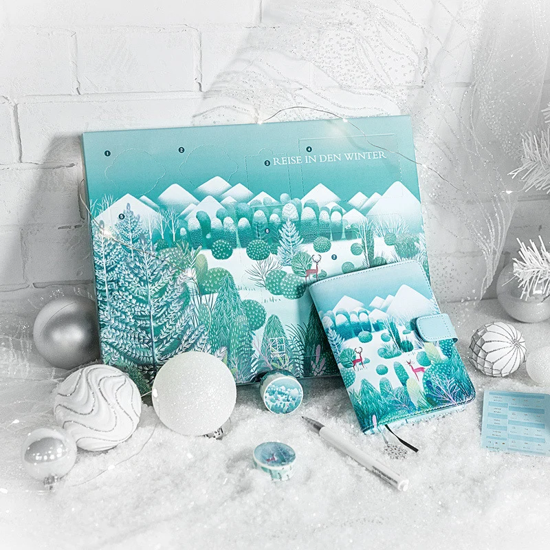 Kawaii канцелярские принадлежности с рождественской тематикой Набор декоративных