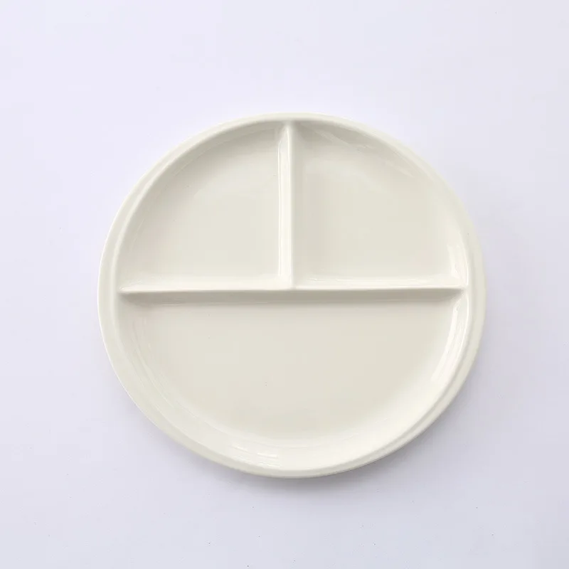 Новый скандинавский фарфор 10 дюймов тарелка для фаст фуда цветная глазурованная