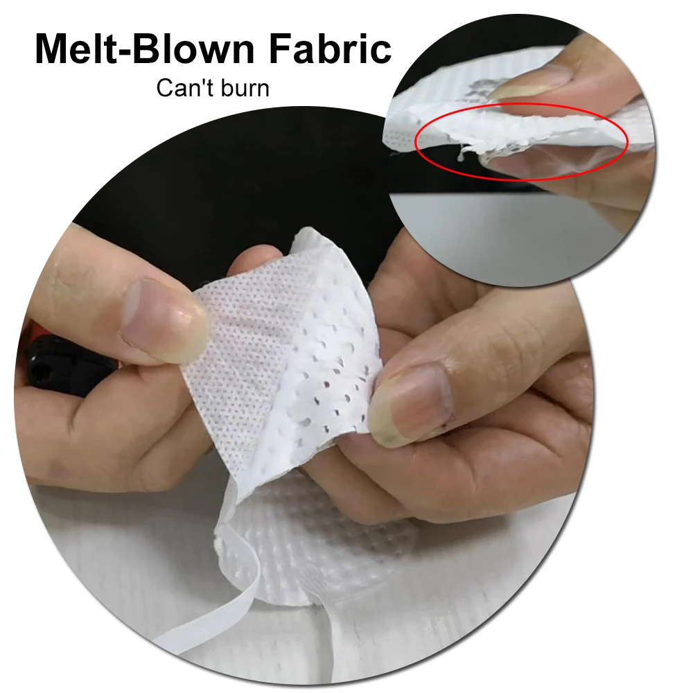 4 слоя противопылевые маски для лица из нетканого материала многоразовая