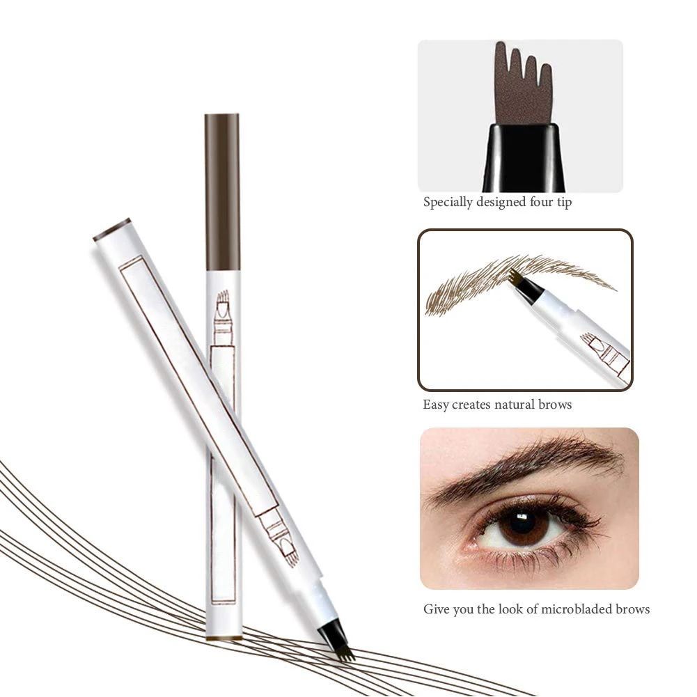 

3pcs Eyebrow Pen Waterproof Eyebrow Pencil For Professional Makeup Natural Eyebrow Tint Eye Brow Pen