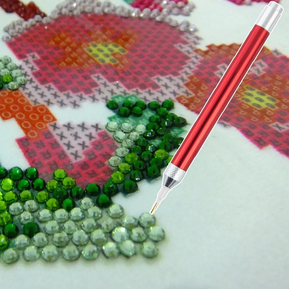 

DIY Diamond Painting Tool Luminous Point Drill Pen Magnifying Glass Luminous Lighting Sticker Drill Tool