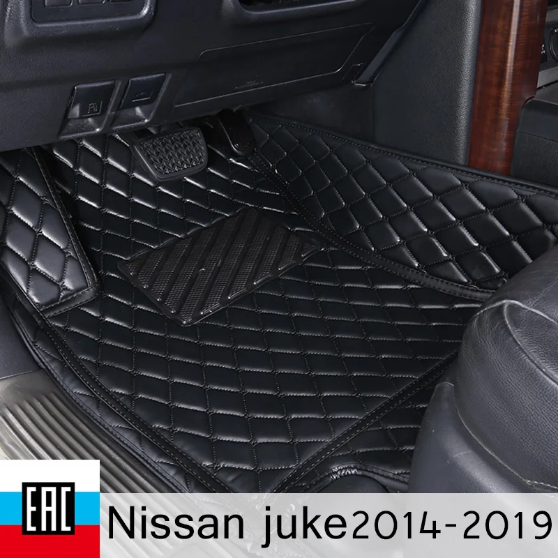 Коврики для автомобиля Nissan Juke 2014-2019 левый руль аксессуары интерьера от Иркутска.