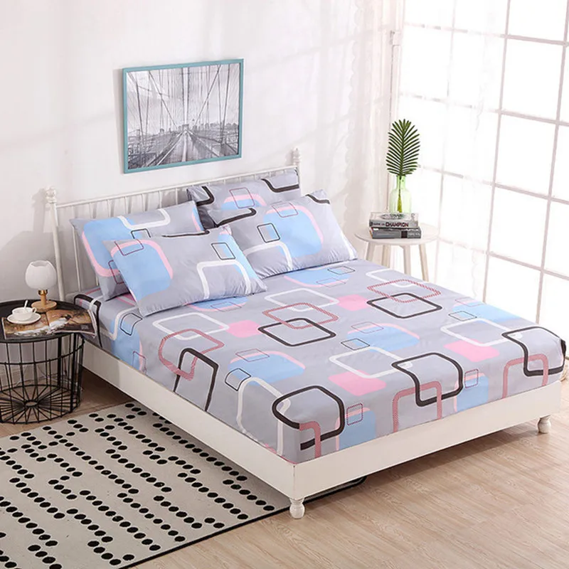 Наматрасник для постельного белья простыня односпальной и двухспальной кровати