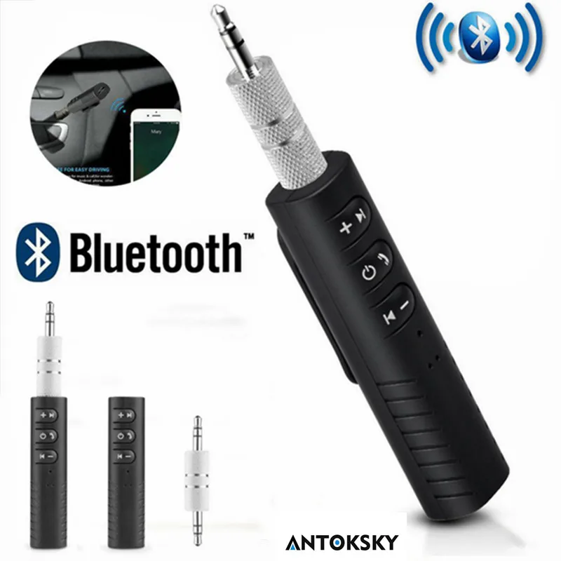 Мини 3 5 мм Jack Bluetooth свободные руки для автомобиля Музыка Аудио приемник адаптер