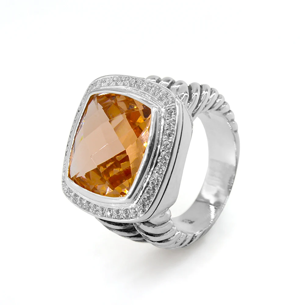 

YQ новый дизайн, ювелирные изделия из стерлингового серебра 14 мм, женское ювелирное изделие, кольца 2022, тренд, подарок на день рождения, Рожде...