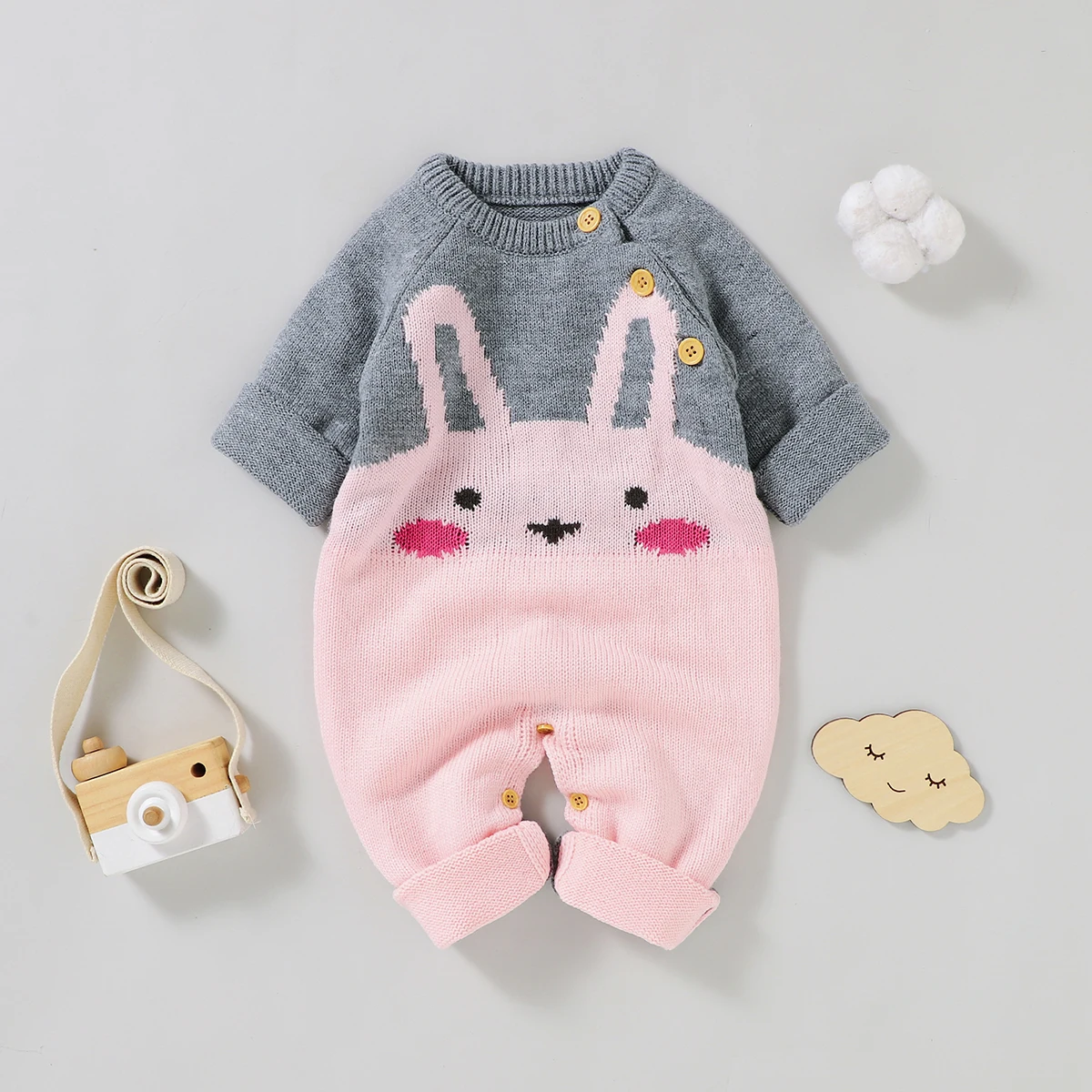 

Детский трикотажный комбинезон, на возраст 0-18 месяцев