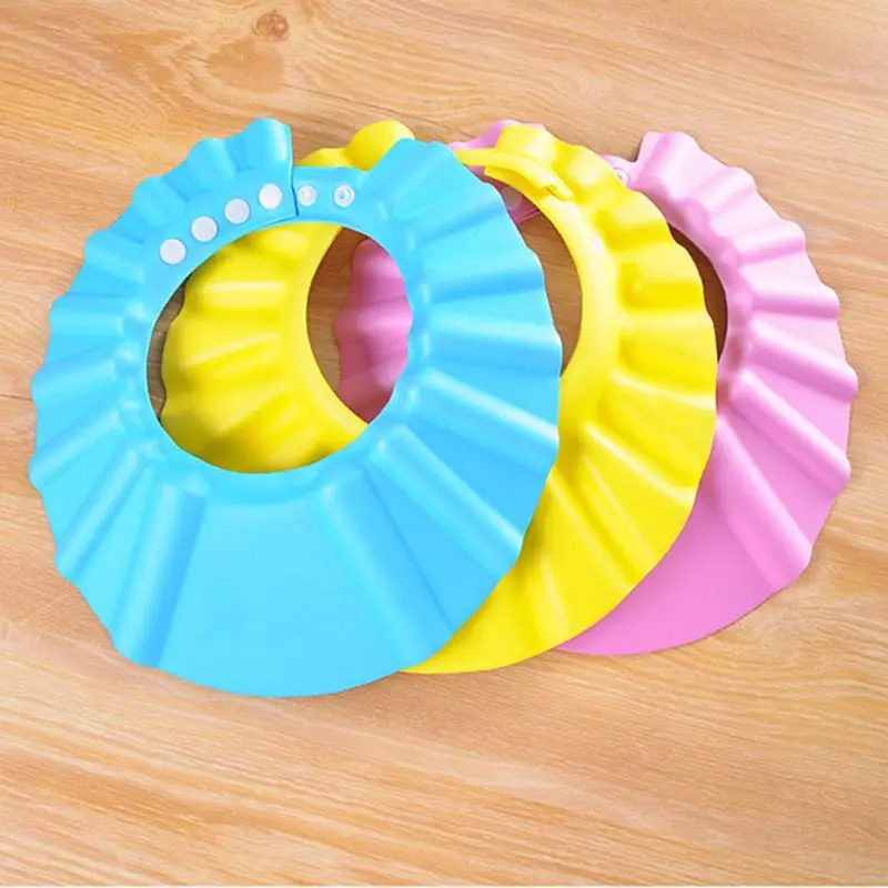 Детская Водонепроницаемая шапка для купания защиты от шампуня и душа мягкая