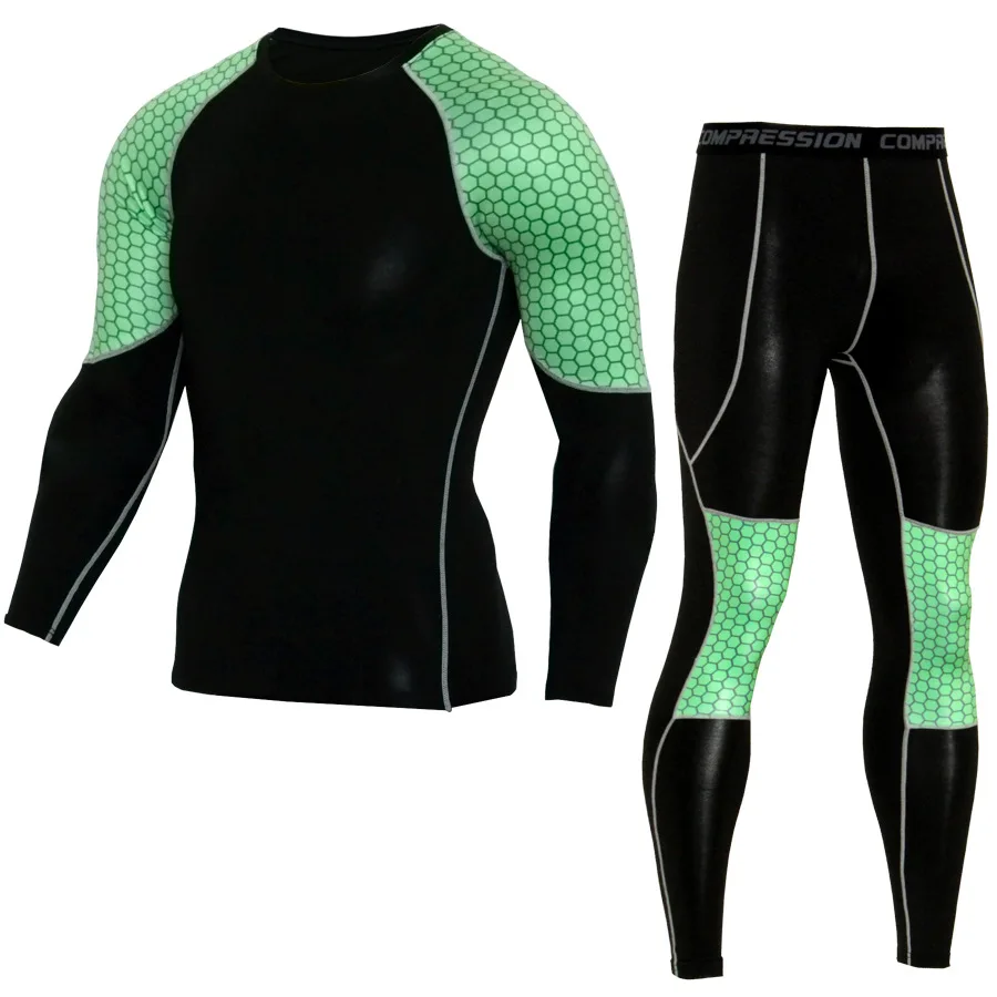 

Men's Tracksuit The Latest Brand Clothing Quality In Thermal UnderwearQuick Drying Thermo Underwear Men Clothing Jogging