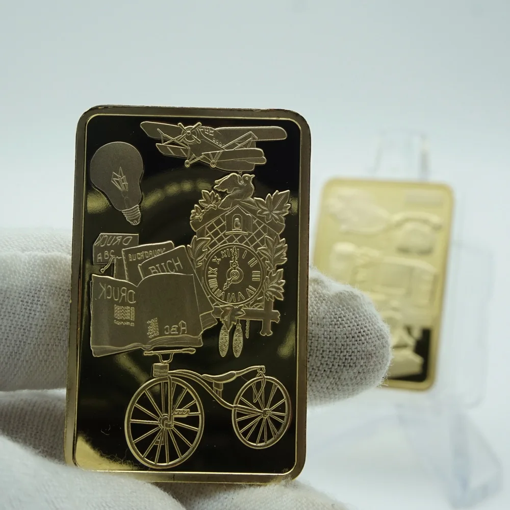 

Germany Medals Gold Plated Commemorative Invent Coins for Souvenir