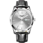 GUANQIN механические часы для мужчин Япония NH36 автоматические мужские часы лучший бренд класса люкс Сапфир Водонепроницаемый вольфрамовый стальной ободок