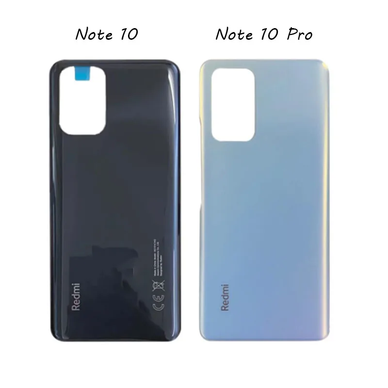 Новая крышка батарейного отсека для Xiaomi Redmi Note 10 Pro 5G Max задний корпус стеклянная