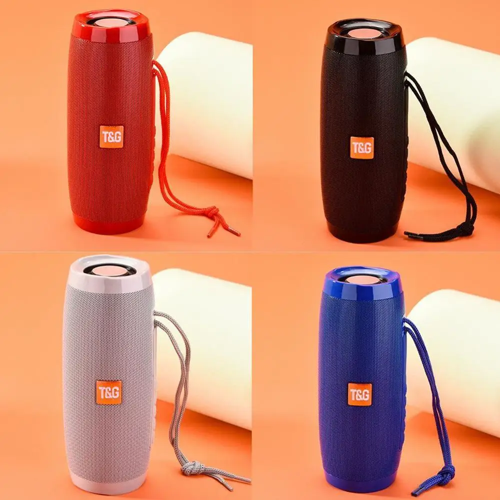 Портативный беспроводной динамик Bluetooth V4.2 светодиодный для танцев MP3 AUX USB FM радио