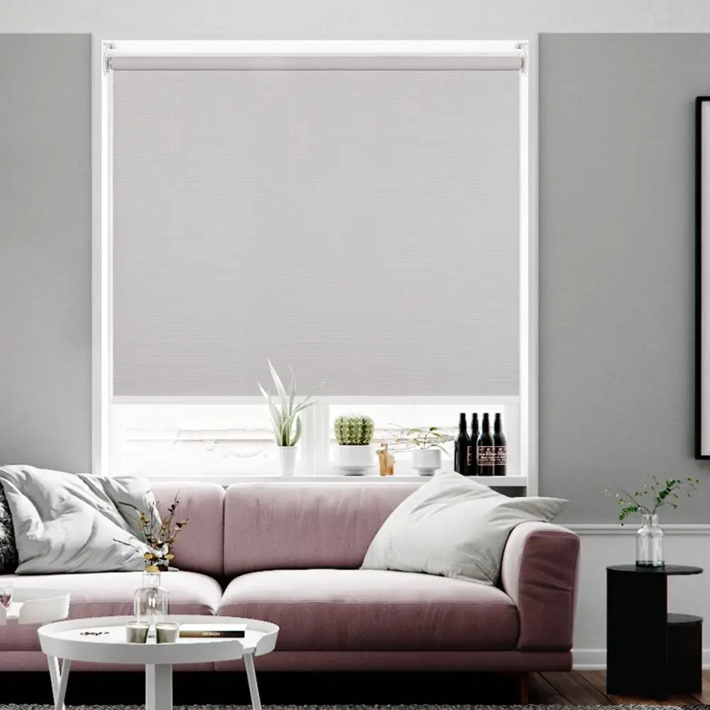 Занавески с пеньковой текстурой светонепроницаемые Роликовые жалюзи половина