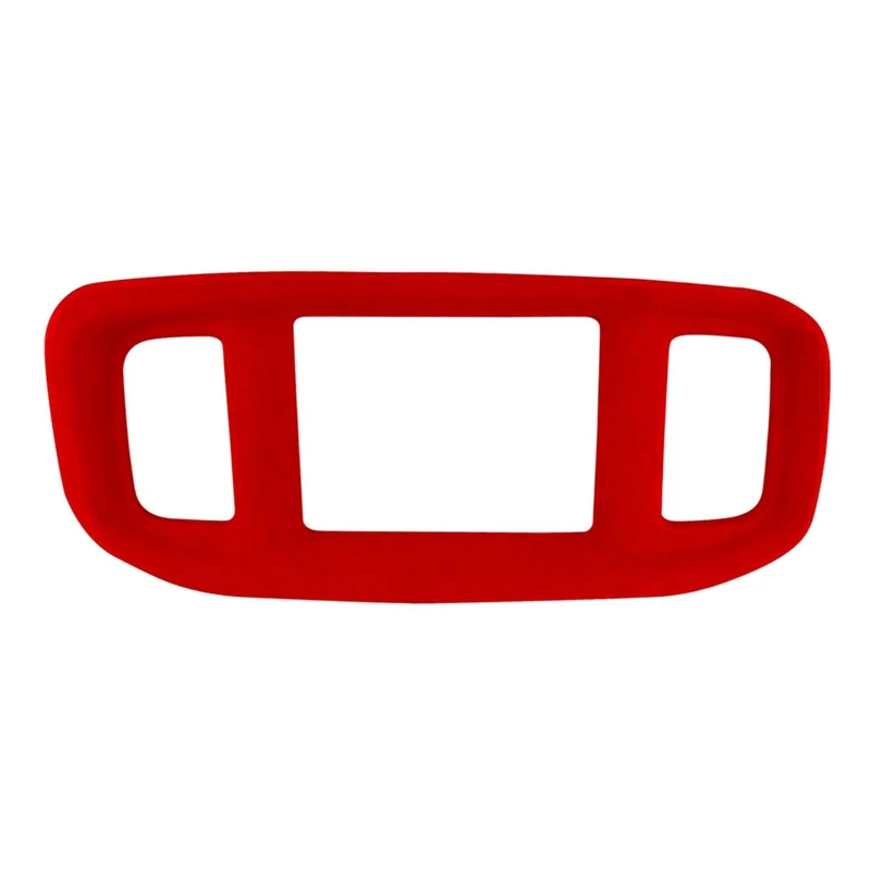 

TOP -Turn Fur Central Control Navigation Panel Cover Trim For Dodge Charger 2015-2021 Accessories Decor Frame Stickers