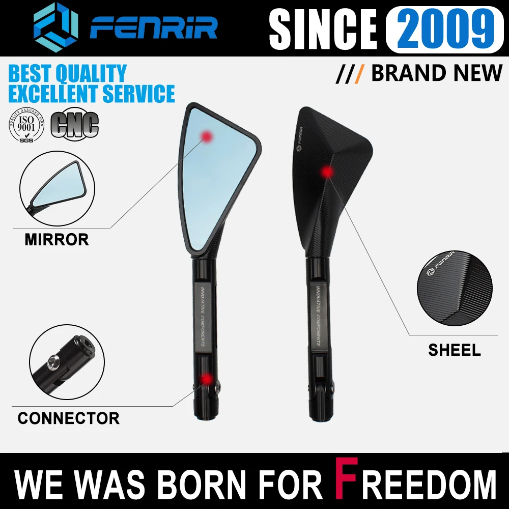 Зеркало мотоциклетное FENRIR CNC для honda benelli hyosung suzuki Yamaha KTM kawasaki aprilia triumph ducati KYMCO Royal