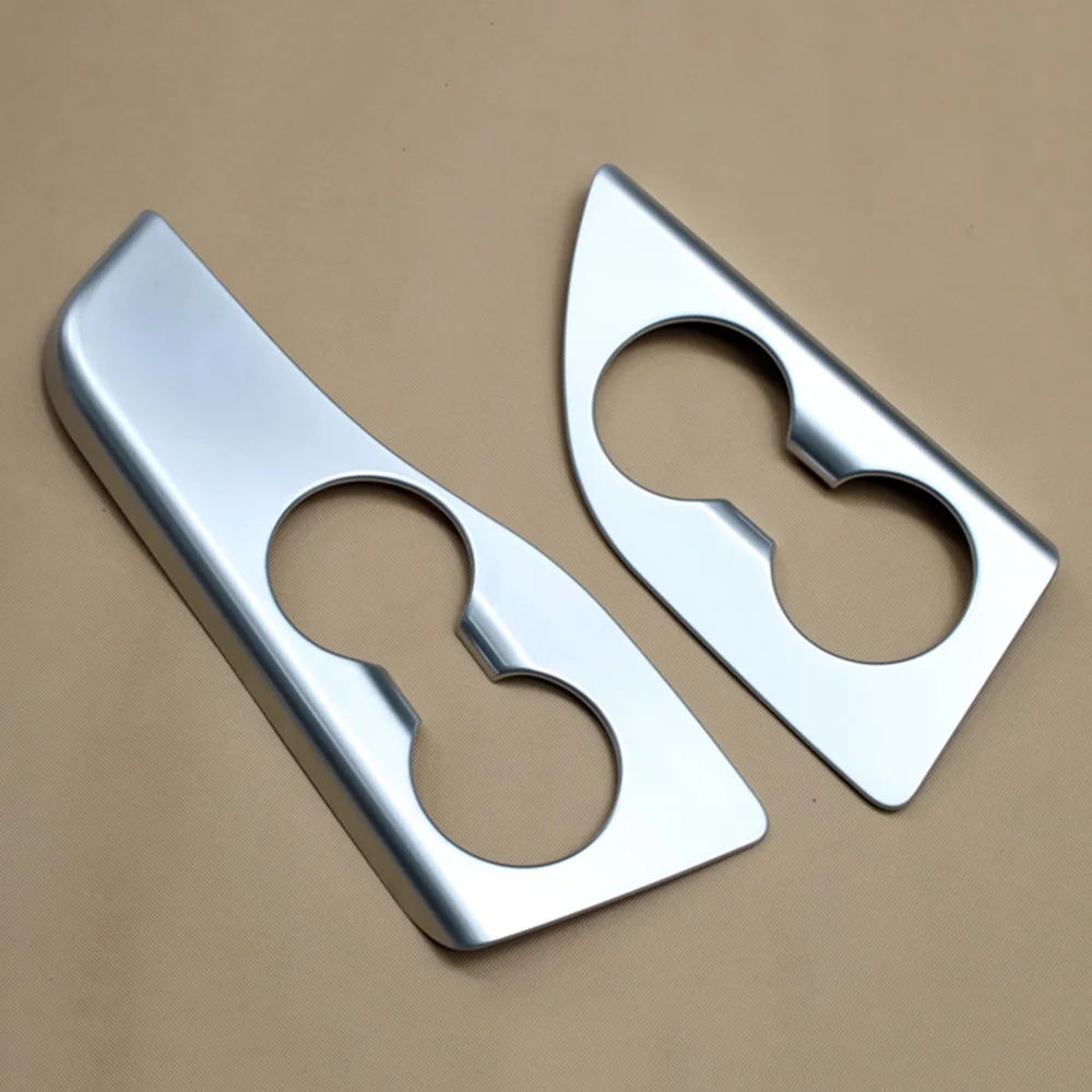 

Хром подходит для Toyota Highlander Kluge аксессуары задняя Боковая дверь подлокотник держатель стакана воды крышка отделка запчасти 2014 2015 2016 2017