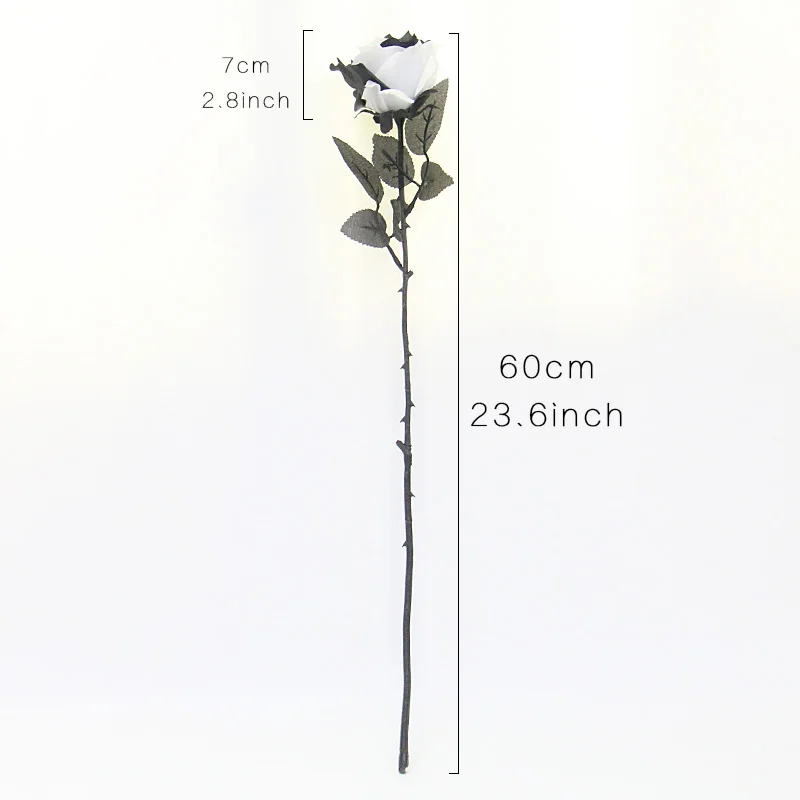 Black White Red High Simulation Silk Rose Artificial Flower Home Decor Photography Wedding Backdrop Layout Props Do Dropshipping | Дом и сад