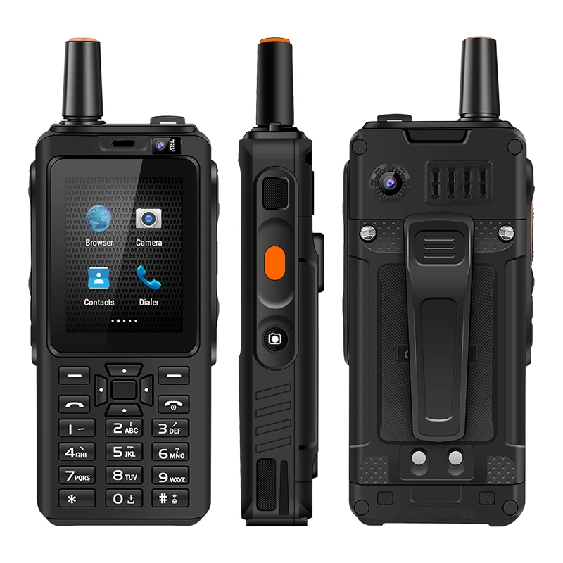 Черный UNIWA Alps F40 Zello мобильный телефон-рация телефон IP65 Водонепроницаемый 2," сенсорный экран 4G LTE MTK6737M четырехъядерный 1 Гб+ 8 Гб Смартфон - Цвет: Черный