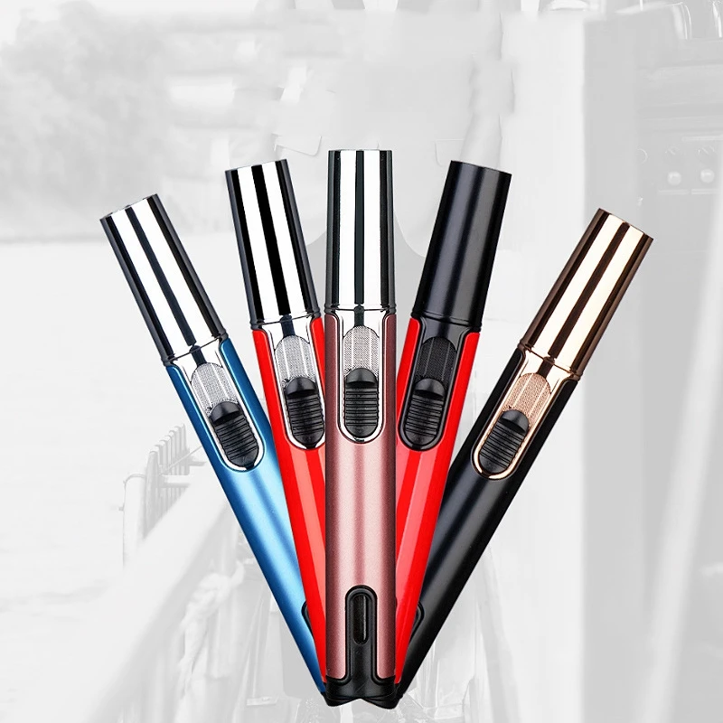 Ветрозащитная зажигалка с высокой мощностью Бутановая струйная горелка