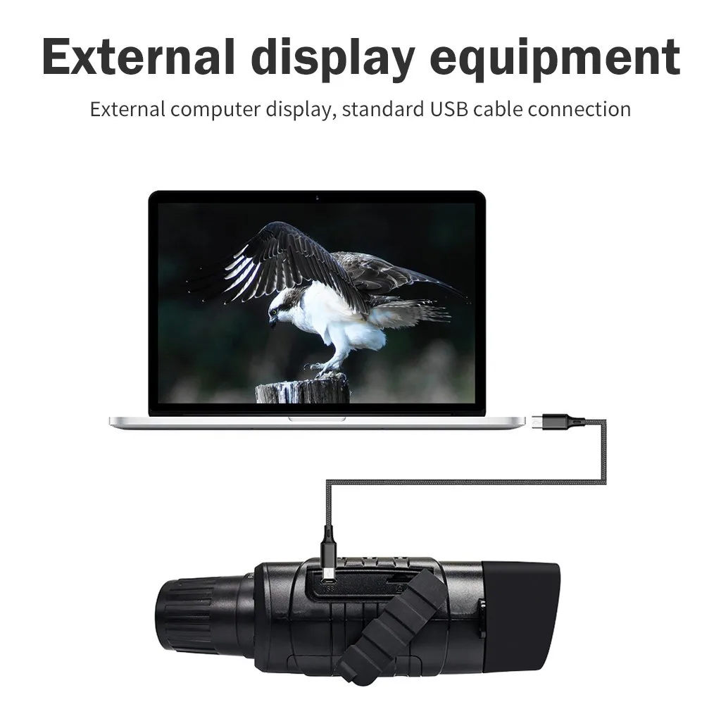 

Nv400db Hd Digital Night Vision Binoculars With Lcd Screen Infrared (ir) Camera Take Photo Video From 300m Night Hunting Goggles