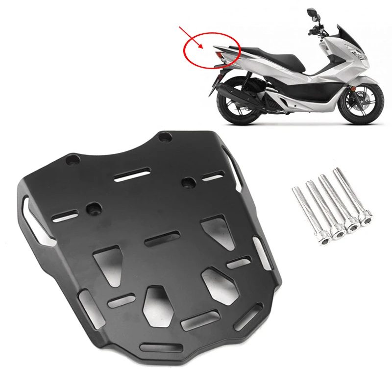 

Аксессуары для мотоциклов, кронштейн, задняя стойка, верхняя коробка, чехол CNC, задний багаж для HONDA PCX150 2014 - 2020