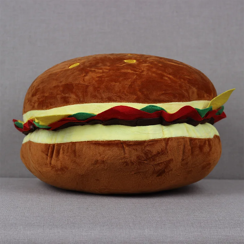 Имитация гамбургера подушка для хлеба мультяшный супер диван мягкая плюшевая