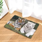 Наружные коврики для ванной, коврики с принтом тигра, противоскользящий напольный коврик, коврики для входной двери 40x60 см 50x8 0 см, кухонные коврики, коврик для входной двери