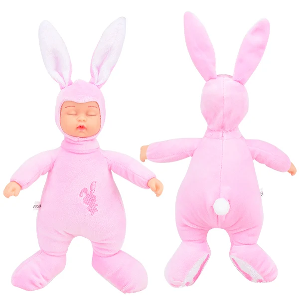 Rabbit-01 UCanaan 25 см плюшевые куклы Животные игрушки для детей мультфильм мягкие животные Анжела плюшевые игрушки спящие куклы для детей - Цвет: Rabbit-01