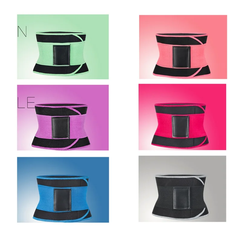 

Men Women Fitness Waist Belt Waist Trimmer Belt Weight Loss Sweatband Gym Training Weightlifting Tummy Slim Belts