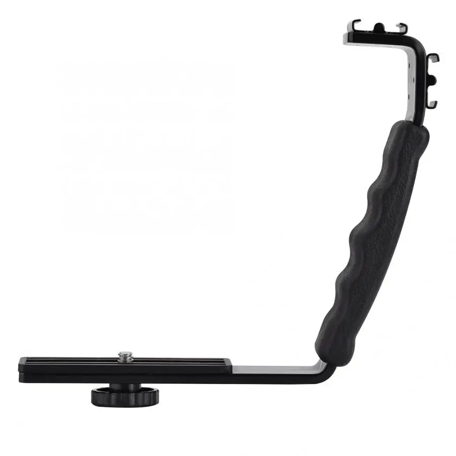 Для крепления вспышки Горячий башмак и Камера l образный кронштейн для двойной