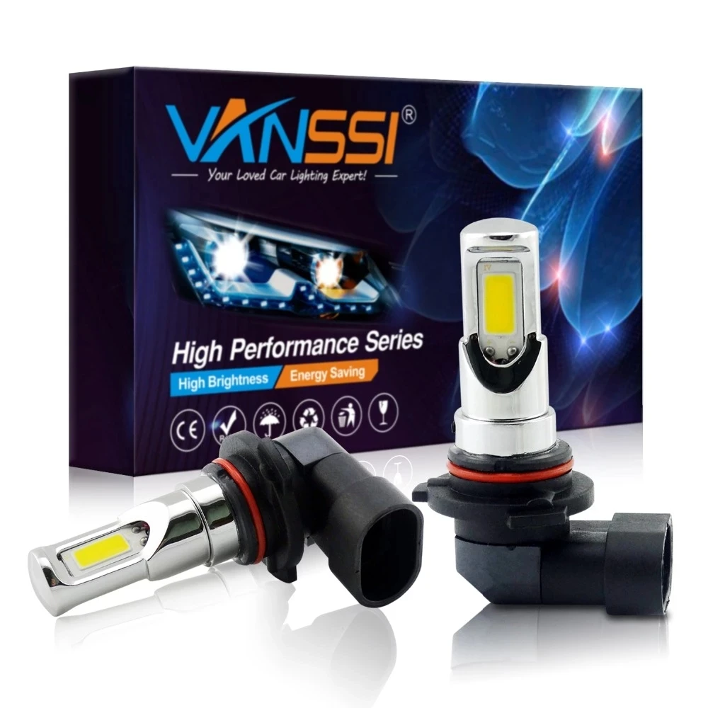 VANSSI 2 шт. 9005 HB3 светодиодный льные светодиодные противотуманные фары 1300 люмен 48 EX