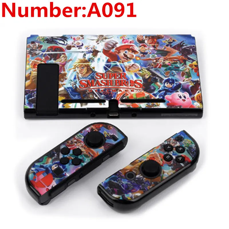 A091 Жесткий защитный чехол для nictendo Switch Console Joy-Con, защита контроллера, прямая стыковка - Цвет: A091