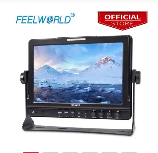 

Feelworld FW1018SPV1 10.1 Inch Field Monitor with Histogram IPS 3G-SDI HDMI Photography Studio Camera Top External Monitor