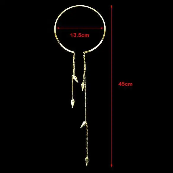 Модный женский чокер с кисточками чехол для тела ожерелье девочек Ретро стиль