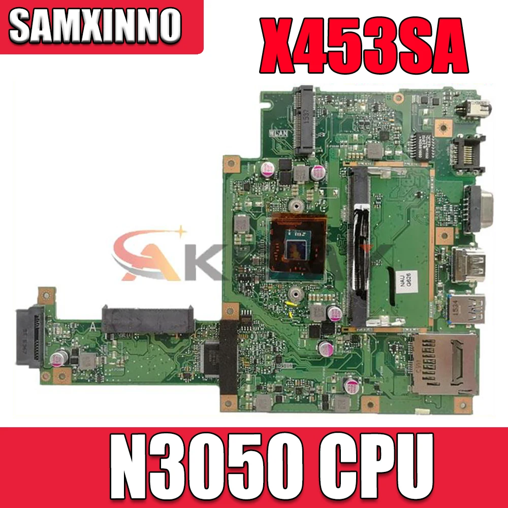 

X453SA With N3050CPU mainboard REV2.0 For ASUS X453SA X453S X453 F453S Laptop motherboard MAIN BOARD 100%Tested Working
