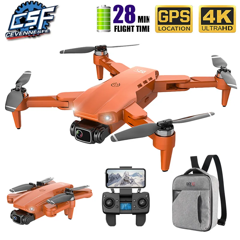 

Дрон CSF L900 Pro, радиус 5G км, камера 4K HD, GPS, WIFI, складной
