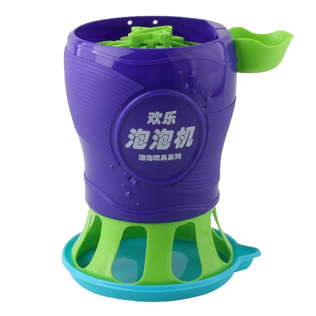 

Bubble Maker Machine Kids Child Toddlers Auto Toy Rotary Bubble Making