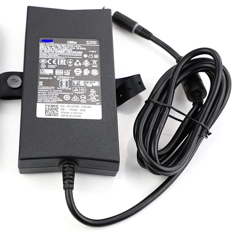 

130W Power Supply 19.5V 6.7A 7.4*5.0mm Laptop Adapter for Dell XPS 15 Gen 2 M1210 M1710 9530 L501X L502x K5294 d232h 17R Charger