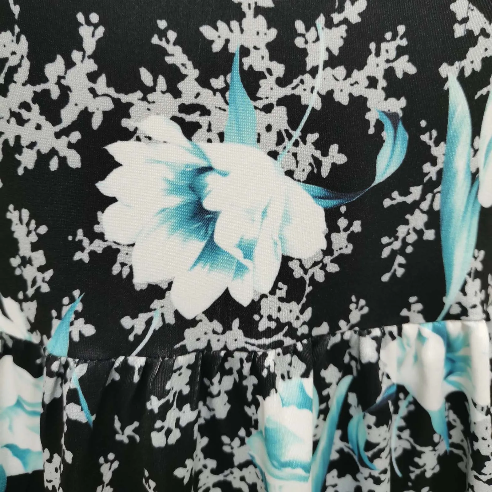 

Women Casual Fashion Short Sleeve Casual Printed Summer Dress Casual Fashion Women Summer High Waist Dress Female Vestidos