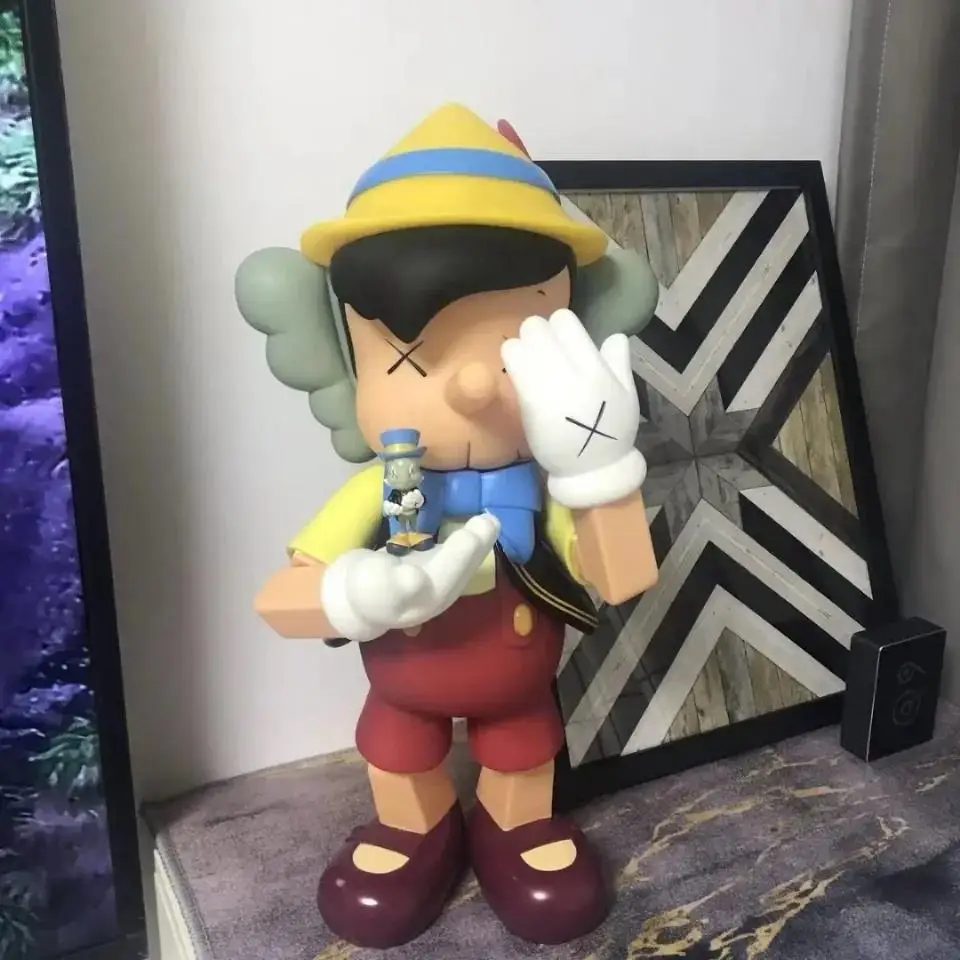 Экшн-фигурки из аниме Приключения Пиноккио X KAWS модель для крикета 5 см милые