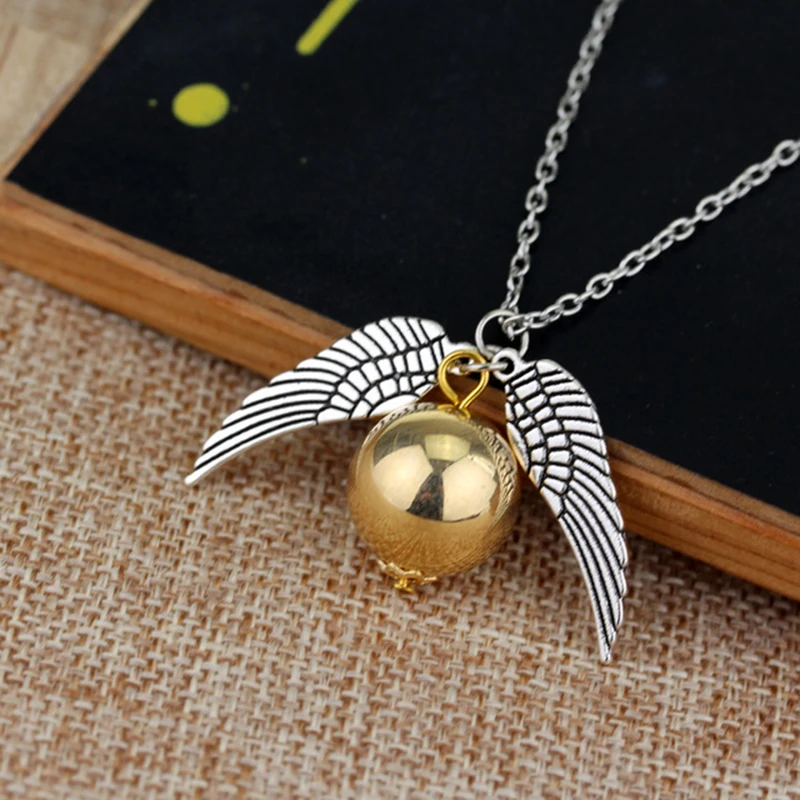 

6PCS/Set Harry Jewelry Time Turner Deathy Hallows Golden Snitch Necklaces For Fans