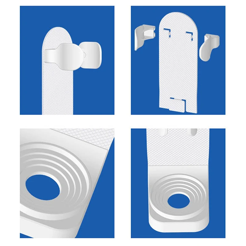 1 шт. ABS бесследная стойка органайзер для зубной щетки Электрический настенный