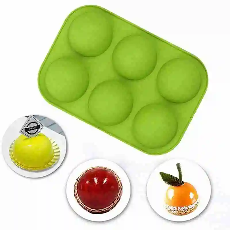 

Medium Semi Sphere Silicone Mold, Mold For Making Jelly Chocolate, Cake, Y4Z4
