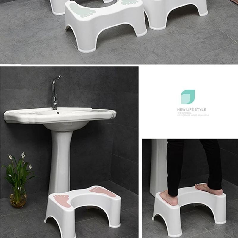 

Thickened Non-Slip Bathroom Toilet Step Elderly Pregnant Woman Child Heightened Baby Anti-Fall Toilet Stool