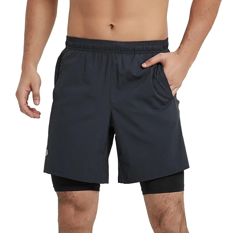 

Men Gym Running Shorts Quick Dry Workout Jogging Fitness Training Shorts Sport Casual Short Mens Running Sweatpants with Pockets
